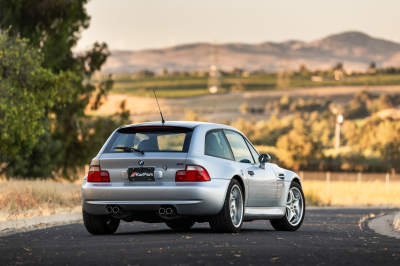 1999 BMW M Coupe in Arctic Silver Metallic over Dark Gray & Black Nappa