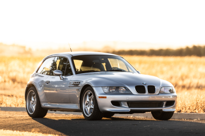 1999 BMW M Coupe in Arctic Silver Metallic over Dark Gray & Black Nappa