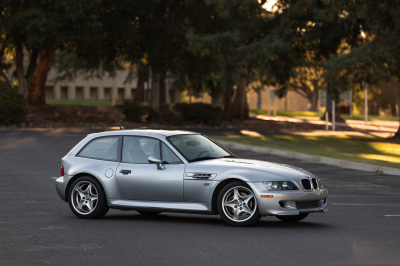 1999 BMW M Coupe in Arctic Silver Metallic over Dark Gray & Black Nappa