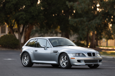 1999 BMW M Coupe in Arctic Silver Metallic over Dark Gray & Black Nappa