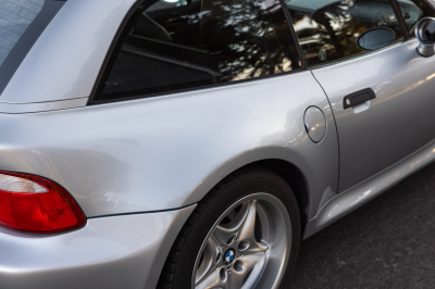 1999 BMW M Coupe in Arctic Silver Metallic over Dark Gray & Black Nappa