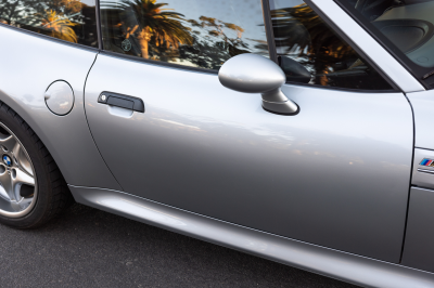 1999 BMW M Coupe in Arctic Silver Metallic over Dark Gray & Black Nappa