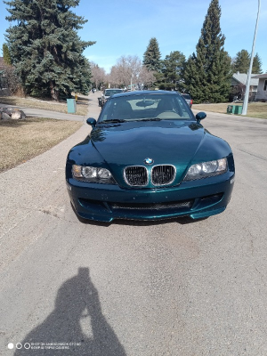 1999 BMW M Coupe in Boston Green Metallic over Dark Beige Oregon