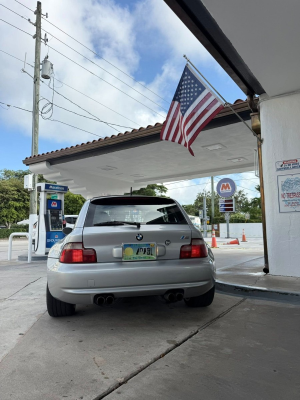 1999 BMW M Coupe in Arctic Silver Metallic over Black Nappa