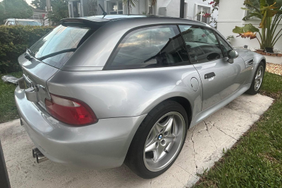 1999 BMW M Coupe in Arctic Silver Metallic over Black Nappa