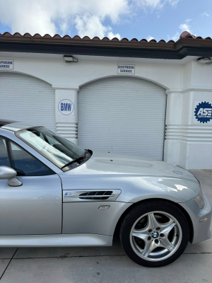 1999 BMW M Coupe in Arctic Silver Metallic over Black Nappa