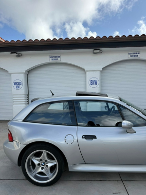 1999 BMW M Coupe in Arctic Silver Metallic over Black Nappa