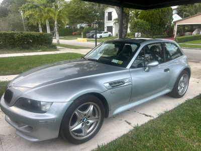 1999 BMW M Coupe in Arctic Silver Metallic over Black Nappa