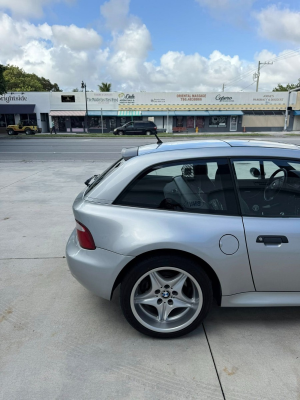 1999 BMW M Coupe in Arctic Silver Metallic over Black Nappa