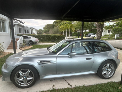 1999 BMW M Coupe in Arctic Silver Metallic over Black Nappa