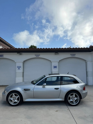 1999 BMW M Coupe in Arctic Silver Metallic over Black Nappa