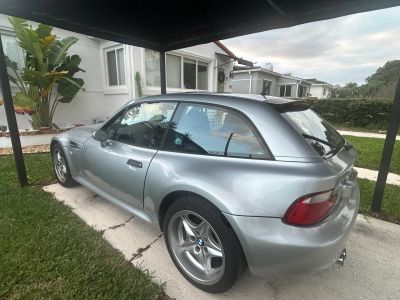 1999 BMW M Coupe in Arctic Silver Metallic over Black Nappa