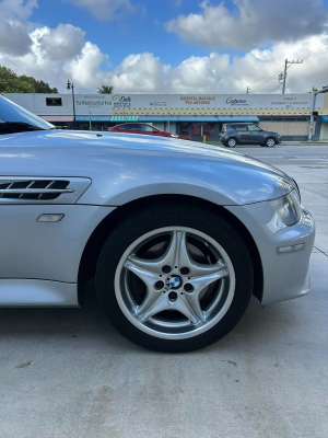 1999 BMW M Coupe in Arctic Silver Metallic over Black Nappa