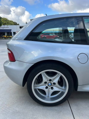 1999 BMW M Coupe in Arctic Silver Metallic over Black Nappa