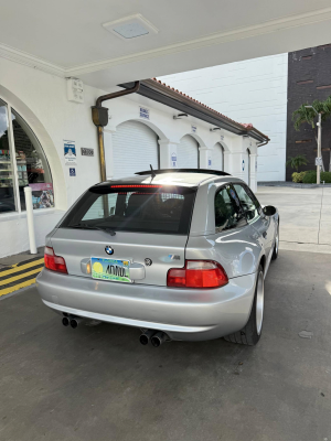 1999 BMW M Coupe in Arctic Silver Metallic over Black Nappa