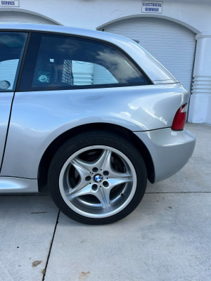 1999 BMW M Coupe in Arctic Silver Metallic over Black Nappa