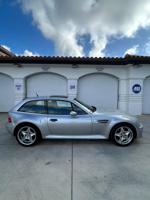 1999 BMW M Coupe in Arctic Silver Metallic over Black Nappa