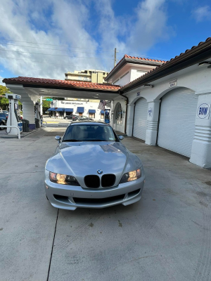 1999 BMW M Coupe in Arctic Silver Metallic over Black Nappa