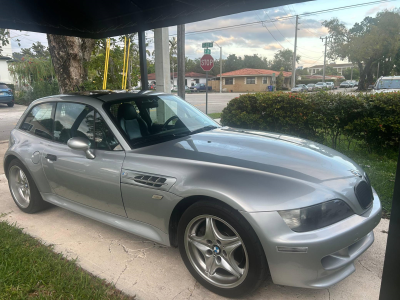 1999 BMW M Coupe in Arctic Silver Metallic over Black Nappa