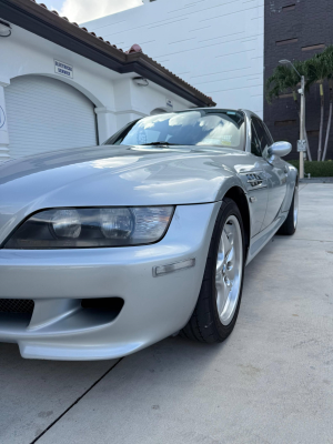 1999 BMW M Coupe in Arctic Silver Metallic over Black Nappa