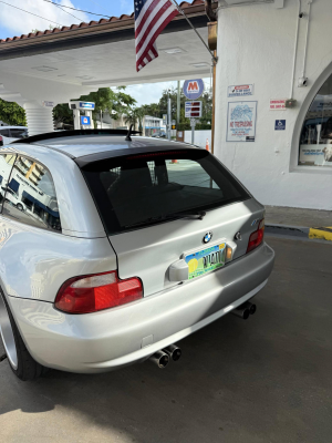 1999 BMW M Coupe in Arctic Silver Metallic over Black Nappa