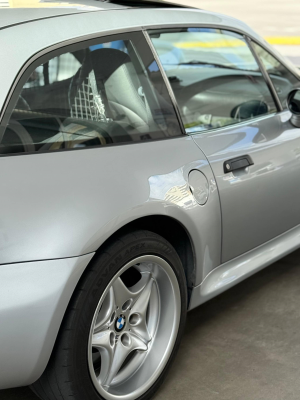 1999 BMW M Coupe in Arctic Silver Metallic over Black Nappa