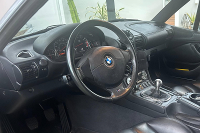 1999 BMW M Coupe in Arctic Silver Metallic over Black Nappa