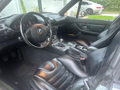 1999 BMW M Coupe in Arctic Silver Metallic over Black Nappa