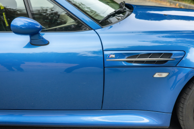 1999 BMW M Coupe in Estoril Blue Metallic over Dark Beige Oregon