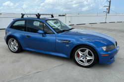 1999 BMW M Coupe in Estoril Blue Metallic over Estoril Blue & Black Nappa