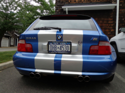 1999 BMW M Coupe in Estoril Blue Metallic over Estoril Blue & Black Nappa