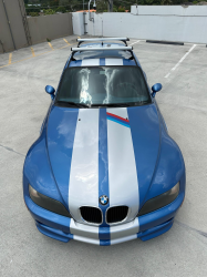 1999 BMW M Coupe in Estoril Blue Metallic over Estoril Blue & Black Nappa
