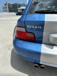1999 BMW M Coupe in Estoril Blue Metallic over Estoril Blue & Black Nappa