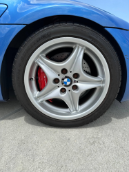 1999 BMW M Coupe in Estoril Blue Metallic over Estoril Blue & Black Nappa