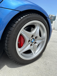 1999 BMW M Coupe in Estoril Blue Metallic over Estoril Blue & Black Nappa
