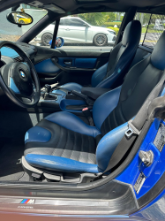 1999 BMW M Coupe in Estoril Blue Metallic over Estoril Blue & Black Nappa