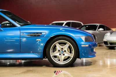 1999 BMW M Coupe in Estoril Blue Metallic over Estoril Blue & Black Nappa