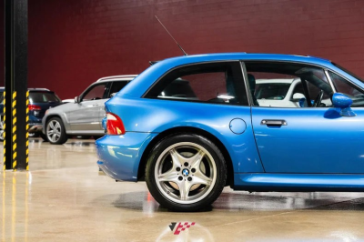 1999 BMW M Coupe in Estoril Blue Metallic over Estoril Blue & Black Nappa