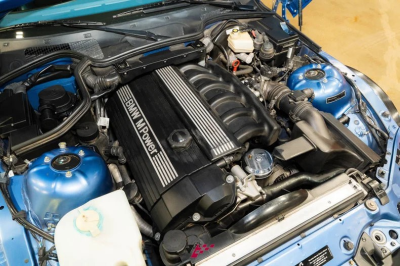 1999 BMW M Coupe in Estoril Blue Metallic over Estoril Blue & Black Nappa