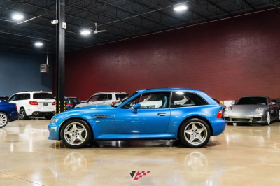 1999 BMW M Coupe in Estoril Blue Metallic over Estoril Blue & Black Nappa