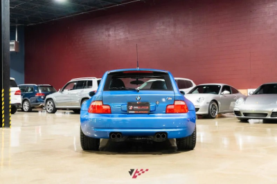 1999 BMW M Coupe in Estoril Blue Metallic over Estoril Blue & Black Nappa