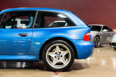 1999 BMW M Coupe in Estoril Blue Metallic over Estoril Blue & Black Nappa