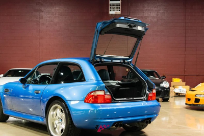 1999 BMW M Coupe in Estoril Blue Metallic over Estoril Blue & Black Nappa