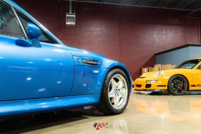 1999 BMW M Coupe in Estoril Blue Metallic over Estoril Blue & Black Nappa