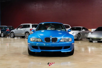 1999 BMW M Coupe in Estoril Blue Metallic over Estoril Blue & Black Nappa