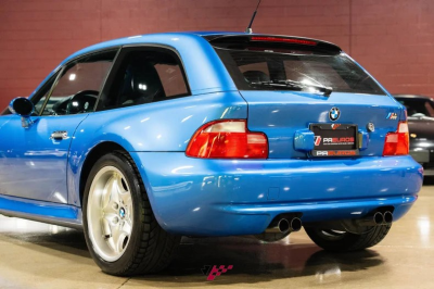 1999 BMW M Coupe in Estoril Blue Metallic over Estoril Blue & Black Nappa