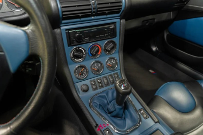 1999 BMW M Coupe in Estoril Blue Metallic over Estoril Blue & Black Nappa