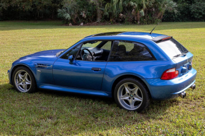 1999 BMW M Coupe in Estoril Blue Metallic over Estoril Blue & Black Nappa