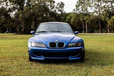 1999 BMW M Coupe in Estoril Blue Metallic over Estoril Blue & Black Nappa