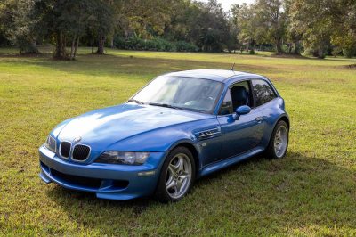 1999 BMW M Coupe in Estoril Blue Metallic over Estoril Blue & Black Nappa